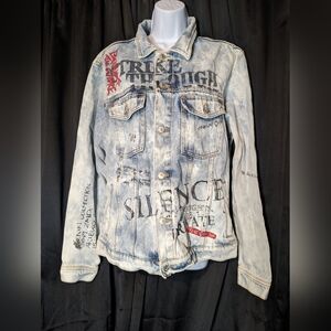 Urban Graffiti Denim Jacket